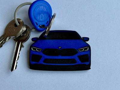 Car Keychain - BMW M8 (gen. G15)