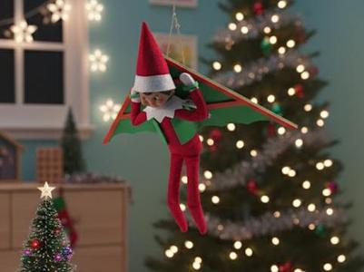 The Gift Glide - Elf on the Shelf Hang Glider