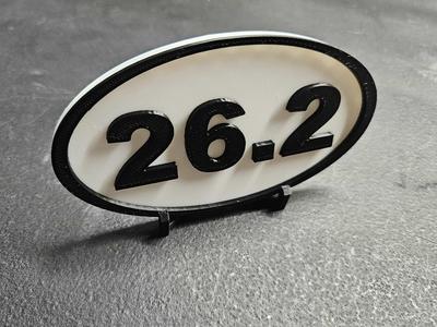 26.2 Marathon Sign