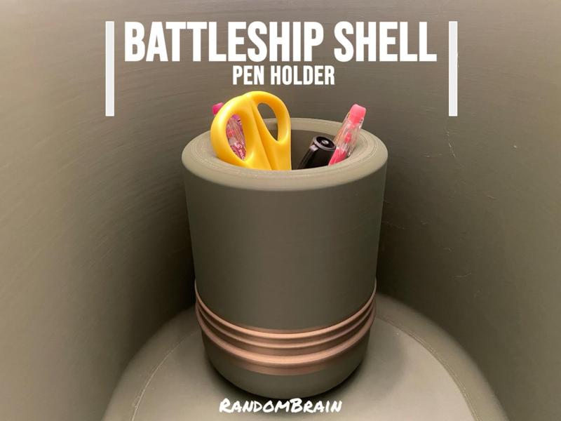 Battleship Shell|Pen Holder|