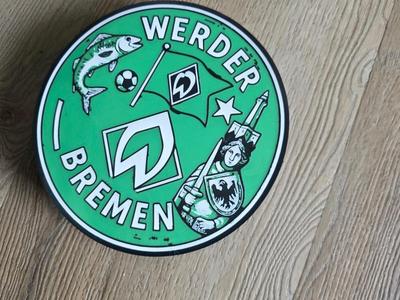 LED Logo of Werder Bremen in Vintage Style