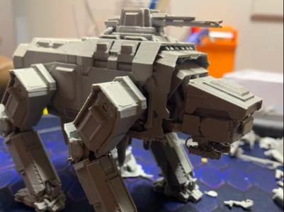 Helldivers 2 Automaton Factory Strider