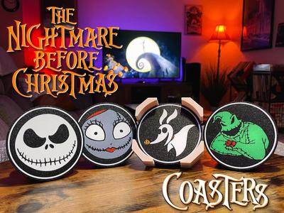 The Nightmare Before Christmas Coasters