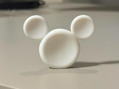 Minimalist Mickey Mouse Logo