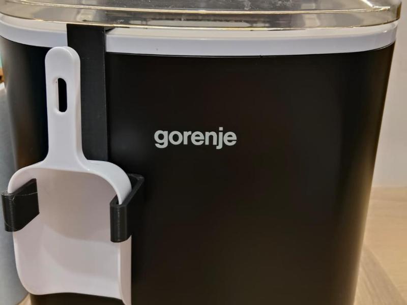 Icecubes scoop holder (no glue attachment)