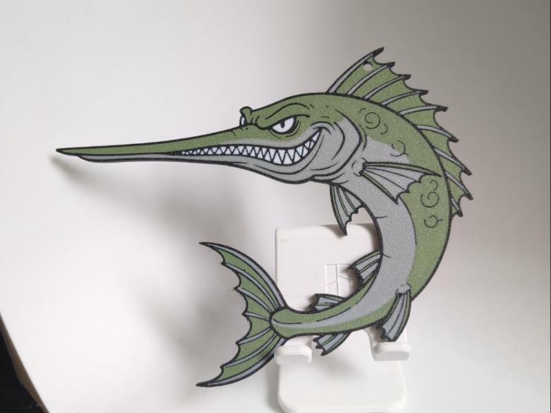 Grim Cartoon Garfish