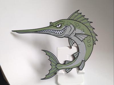 Grim Cartoon Garfish