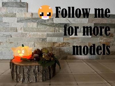 Ghost Pumpkin Lamp