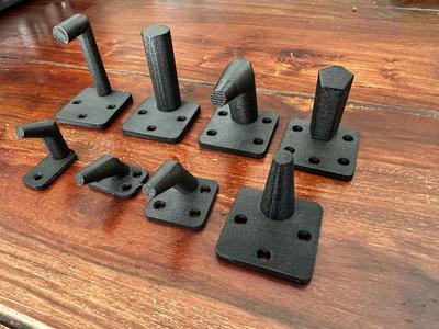 Customizable wall hook/hanger generator parametric
