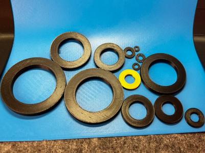 ISO 8738 Washers M3–M36 – PLA & TPU
