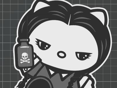 Hello kitty Wednesday post it 