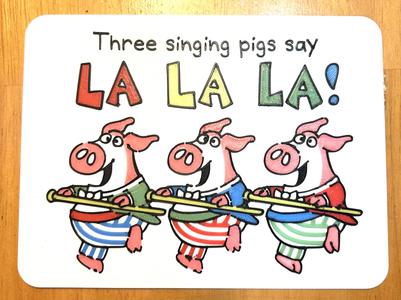 Three Singing Pigs - RYB Color Mix Story Page