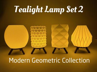 Table Tealight Lamp Set 2