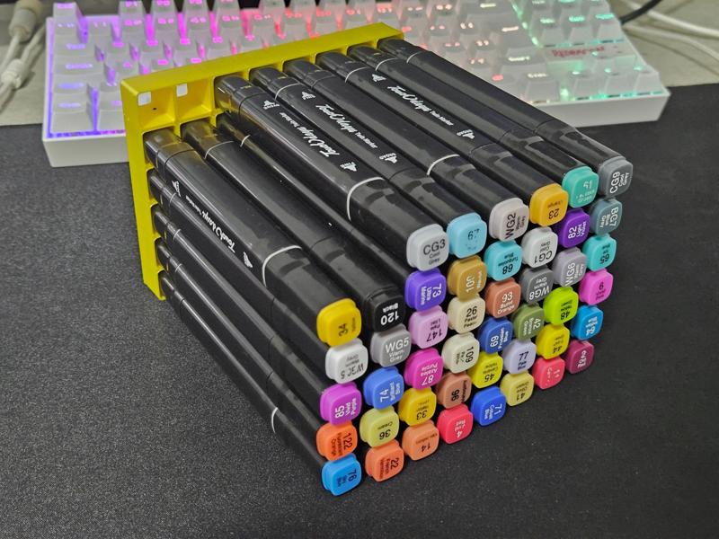 Parametric Grid Organizer for Marker Bags & Cases