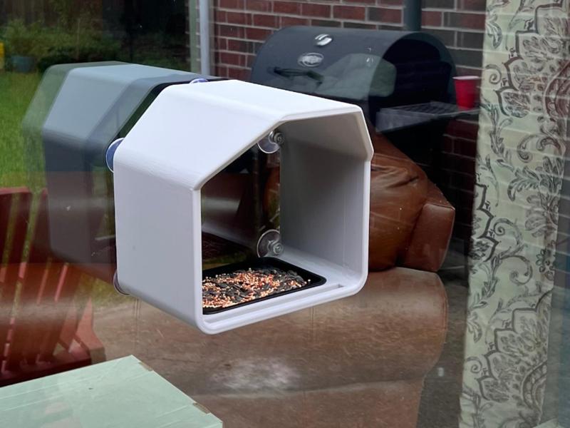 Window Mount Viewing Bird Feeder