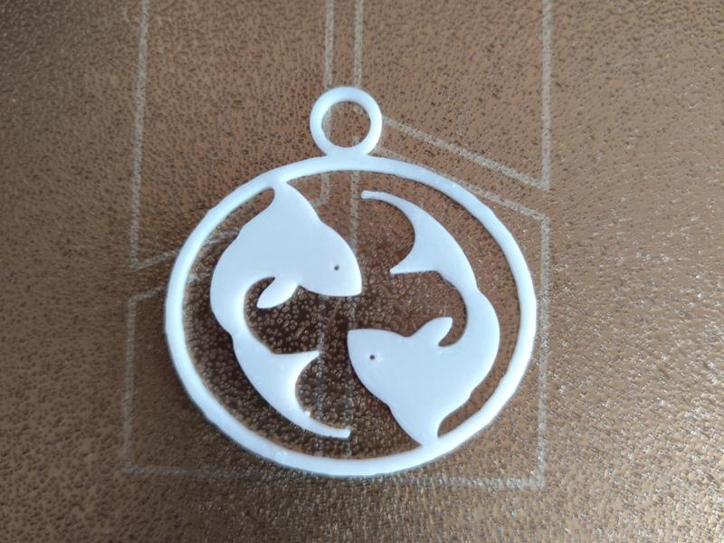 Pisces Zodiac Pendant