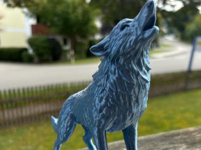 Majestic Wolf – 3D Printable Fantasy Model