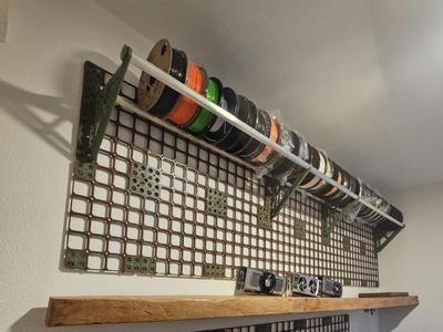 Filament Tube Rack Mount | Multiboard System