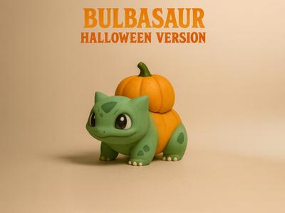Bulbasaur (Pokémon) – Halloween Pumpkin Edition