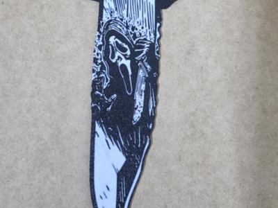 Ghost face halloween knife new style 