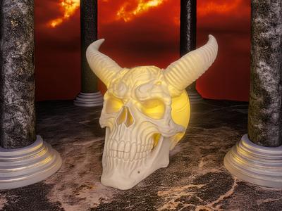 Demon Skull – Guardian of Hell's Gate - Skull LED