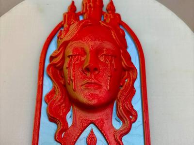 The Weeping Candle Queen – Wall Ornament
