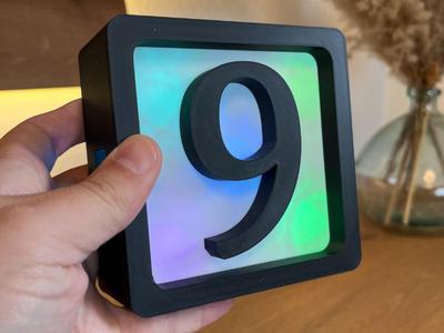 Light Box 9 // Build your own lettering, modular LED