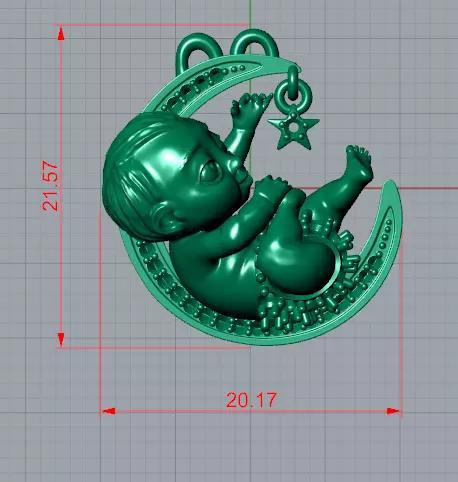 magerit baby boy pendant