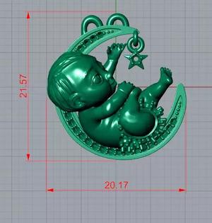 magerit baby boy pendant
