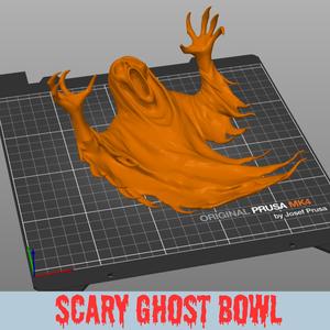 Scary ghost bowl for sweets - Haloween