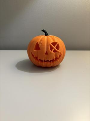 Rough Halloween Pumpkin