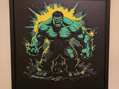 Hulk Superhero Hueforge