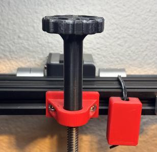Ender 5 Z axis Lead Screw Knob Support