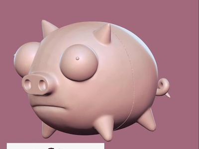 Invader Zim Pig Piggy Bank