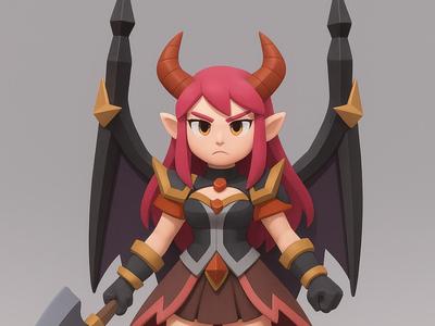 Karen – 3D Figure for PLA Print