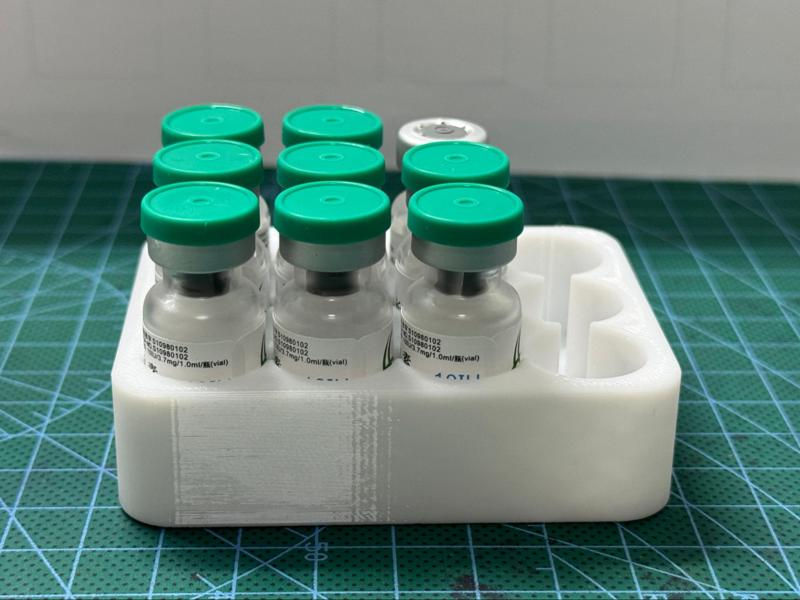 Vial Medicine Bottle Storage Box 3*4