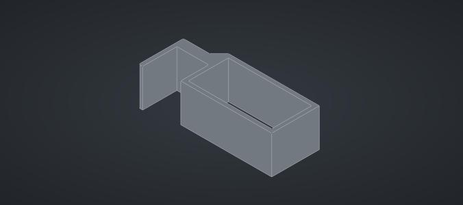 Vertical Power Supply Holder (parametric)