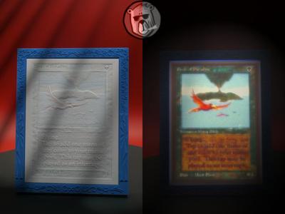 Birds of Paradise - MtG Litophane