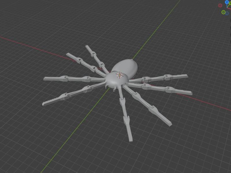 Articulated Spider Model