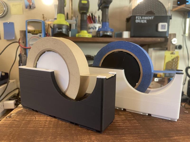 Gridfinity Masking Tape Dispenser