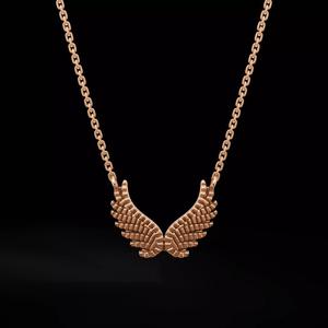 Elegant Angel Wings Pendant Symbol of Protection and Freedom