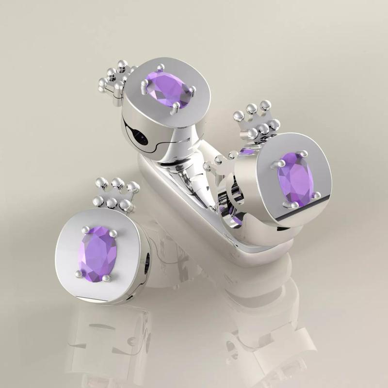 Berloque Fecho Coroa Oval Martell 20042