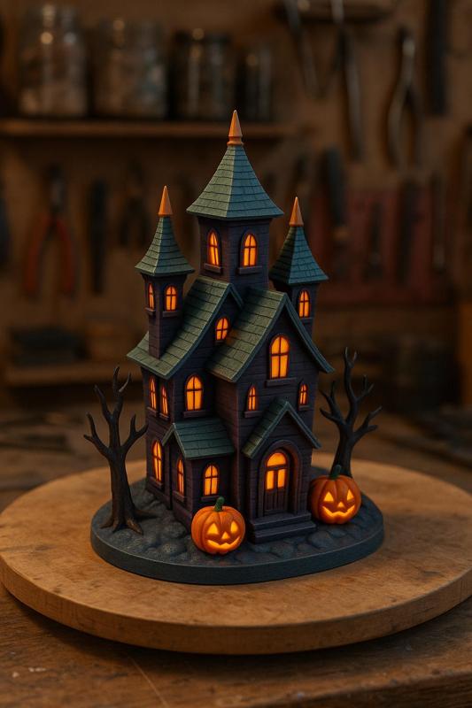 Haunted House Lamp