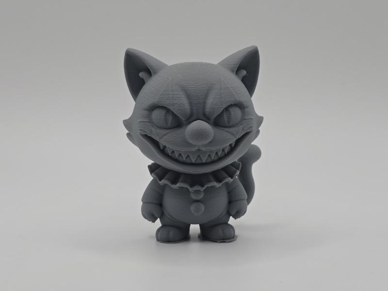 Spooky Clown Cat Figurine/Keychain