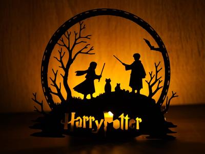 Harry Potter silhouette decoration
