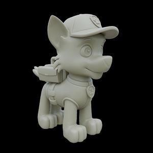 Rocky Paw Patrol High Quality STL Model for 3D Print