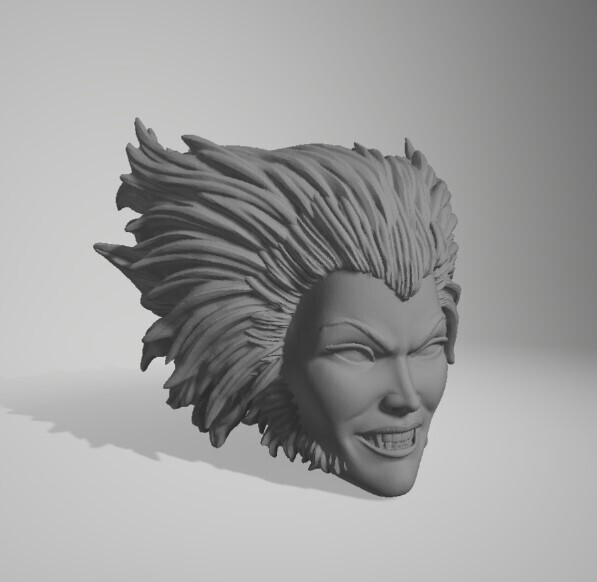 wolfsbane head custom for marvel legends