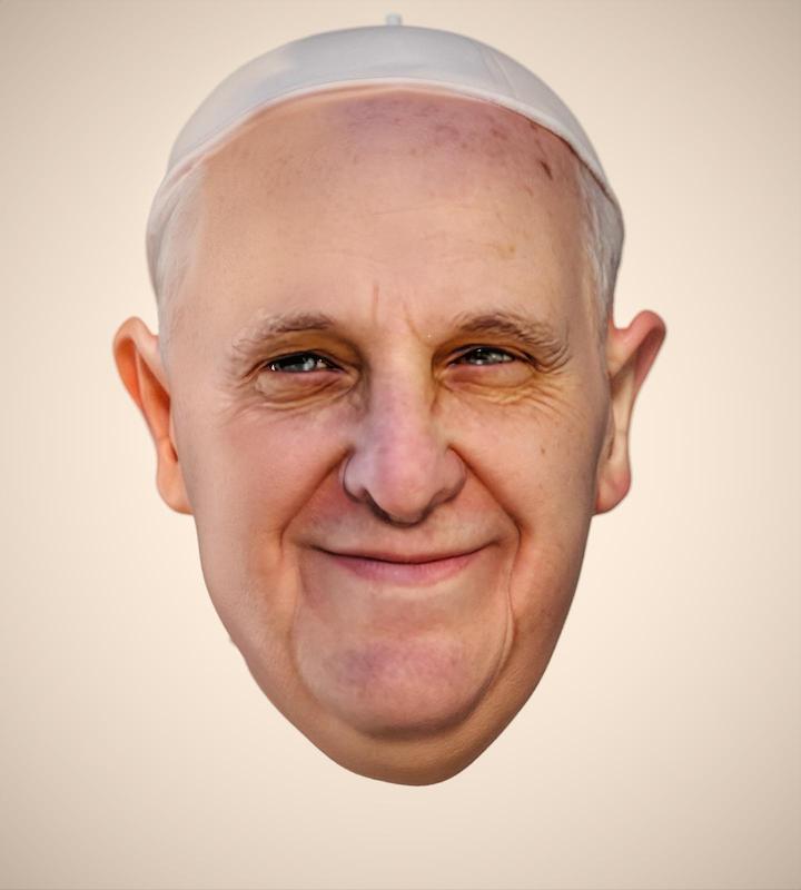 1/6 1/12 Pope Francis Franciscus Francesco Francisco head headsculpt
