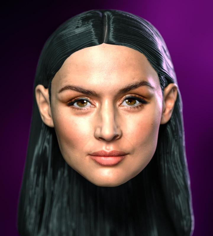 1/6 1/12 From the World of John Wick Ballerina Eve Macarro John Wick Ana De Armas Head Headsculpt