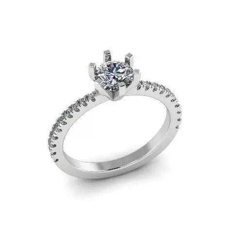 Solitaire ring Model 7578